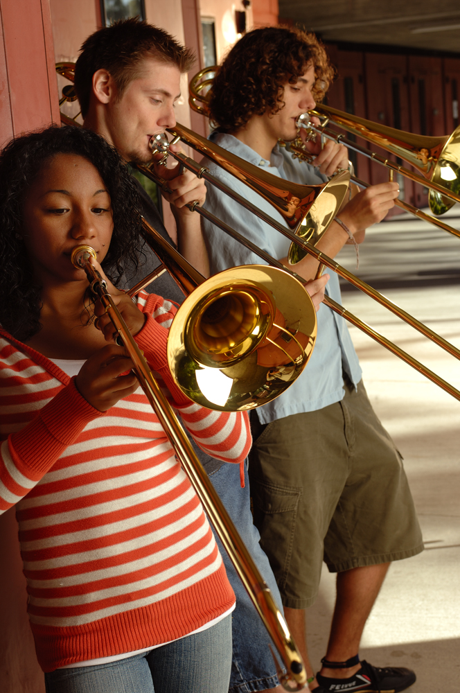 trombone student