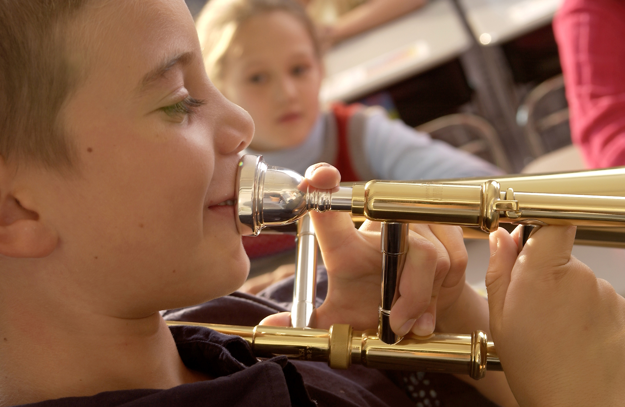 trombone student