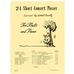 24 Short Concert Pieces for Flute & Piano