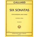 Six Sonatas for Bassoon and Piano Volume II 4-6