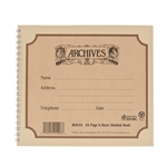 Manuscript Book - Spiral Bound (6 Stave)