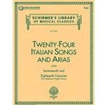 24 Italian Songs and Arias:  Med. High Voice