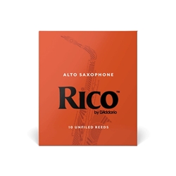 Rico Alto Saxophone Reeds Box of 10 Strength #2.5