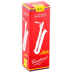 Vandoren Java Red Bari Sax Reeds #3.5