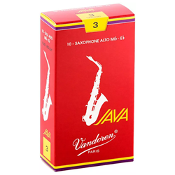 Vandoren Java Red Alto Sax Reeds #3