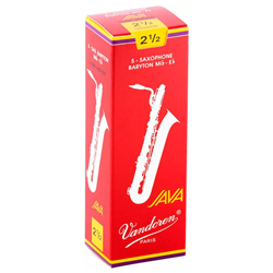 Vandoren Java Red Bari Sax Reeds #2.5