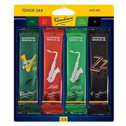 Vandoren Tenor Sax Jazz Reed Mix Card #2.5