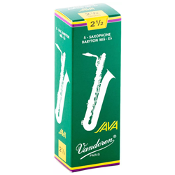 Vandoren Java Green Bari Sax Reeds #2.5