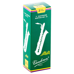 Vandoren Java Green Bari Sax Reeds #3.5