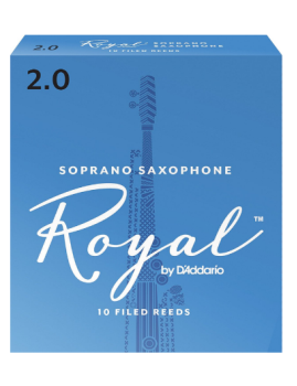 D'Addario Rico Royal Soprano Sax Reeds Box of 10 Strength #3