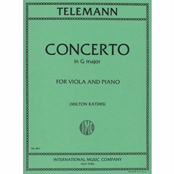 Concerto in G Major - viola