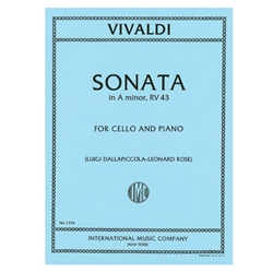 Sonata #3 in A for Cello