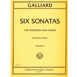 Six Sonatas for Bassoon and Piano Volume II 4-6