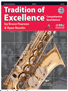 Tradition of Excellence Book 1 - Alto Saxophone