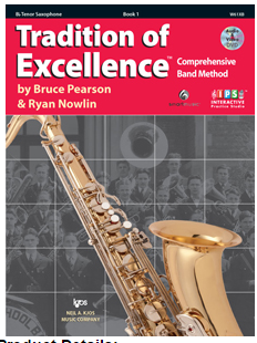 Tradition of Excellence Book 1 - Tenor Saxophone