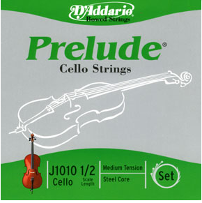 D'Addario Prelude 3/4 size Cello Strings Set