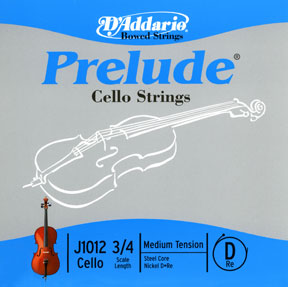 D'Addario Prelude Full Size Cello D String