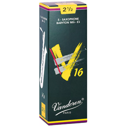 Vandoren V16 Bari Sax Reeds #2.5