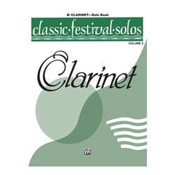 Classic Festival Solos Vol. 2 - Clarinet