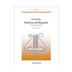 Sicilienne and Rigaudon - Fritz Kreisler