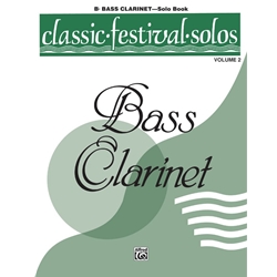Classic Festival Solos Vol 2 - Bass Clarinet