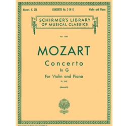 Mozart Concerto No. 3 in G, K.216 for Violin