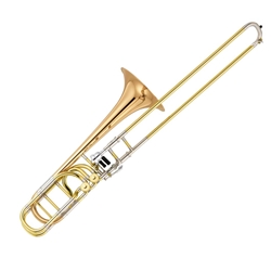 Yamaha 835G Xeno Bass Trombone Gold Brass Bell